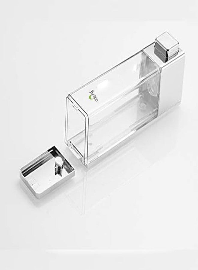 دولفي موزع صابون سائل دولفي 300 مل مثبت على الحائط من مادة ABS - فضي - Image 5